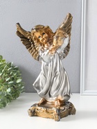 Фигура "Ангел с фонарём" 34х22х15 см  (артикул 10994855)  большой выбор товаров оптом и в розницу по низким ценам с доставкой