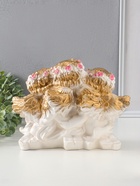 Фигура с подставкой под мелочи "Три ангела" белый, 30х23х16 см  (артикул 10994856)  большой выбор товаров оптом и в розницу по низким ценам с доставкой