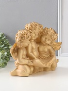 Фигура с подставкой под мелочи "Три ангела" слоновая кость, 30х23х14 см  (артикул 10994857)  большой выбор товаров оптом и в розницу по низким ценам с доставкой