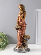 Фигура "Девушка с виноградом" бронза с золотом, 50х20х20 см  (артикул 10994862)  большой выбор товаров оптом и в розницу по низким ценам с доставкой