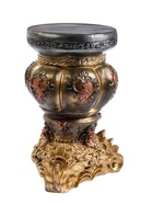 Колонна - тумба "Клеопатра" чёрный с золотом, 55х37х37  см  (артикул 10994869)  большой выбор товаров оптом и в розницу по низким ценам с доставкой