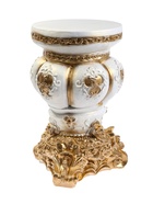 Колонна - тумба "Клеопатра" белый с золотом, 54х37х37  см  (артикул 10994871)  большой выбор товаров оптом и в розницу по низким ценам с доставкой