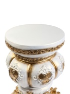 Колонна - тумба "Клеопатра" белый с золотом, 54х37х37  см  (артикул 10994871)  большой выбор товаров оптом и в розницу по низким ценам с доставкой