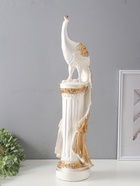 Колонна "Жар-птица" белый с золотом, 67х16х16 см  (артикул 10994878)  большой выбор товаров оптом и в розницу по низким ценам с доставкой