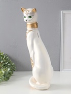 Копилка "Кошка Маркиза с обручем" белая, 48х18х15 см  (артикул 10994898)  большой выбор товаров оптом и в розницу по низким ценам с доставкой
