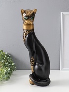 Копилка "Кошка Маркиза с обручем" чёрная, 48х18х15 см  (артикул 10994899)  большой выбор товаров оптом и в розницу по низким ценам с доставкой