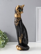 Копилка "Кошка Маркиза с обручем" чёрная, 48х18х15 см  (артикул 10994899)  большой выбор товаров оптом и в розницу по низким ценам с доставкой