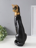 Копилка "Кошка Маркиза с обручем" чёрная, 48х18х15 см  (артикул 10994899)  большой выбор товаров оптом и в розницу по низким ценам с доставкой