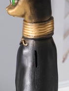 Копилка "Кошка Маркиза с обручем" чёрная, 48х18х15 см  (артикул 10994899)  большой выбор товаров оптом и в розницу по низким ценам с доставкой