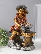 Фигура "Девочка на скамейке" бронза, 46х31х22 см  (артикул 10994918)  большой выбор товаров оптом и в розницу по низким ценам с доставкой