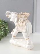 Копилка "Слон счастья" белый, 25х12х25 см  (артикул 10994931)  большой выбор товаров оптом и в розницу по низким ценам с доставкой