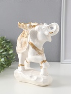 Копилка "Слон счастья" белый, 25х12х25 см  (артикул 10994931)  большой выбор товаров оптом и в розницу по низким ценам с доставкой