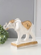 Копилка "Слон удачи" перламутр, 32х26х12 см  (артикул 10994934)  большой выбор товаров оптом и в розницу по низким ценам с доставкой