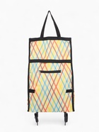 УЦЕНКА Сумка тележка хозяйственная «Ромбы», складная, 2 колеса, 32×13×52 см, разноцветная - Фото 3