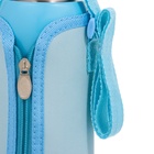 УЦЕНКА Термос детский «Кот футболист», 600 мл, с кружкой, два вида крышек, сохраняет тепло до 8 ч, нержавеющая сталь, голубой - Фото 3