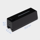 УЦЕНКА Диспенсер для жидкого мыла механический 600 мл, пластик, цвет черный - Фото 3