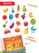 Книга-сортер "Изучаем цвета", 18 фигурок  (артикул 10927408)  большой выбор товаров оптом и в розницу по низким ценам с доставкой