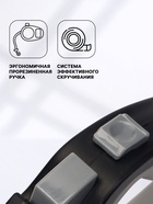 Рулетка «Пижон» светоотражающая, 5 м, до 30 кг, лента, прорезиненная ручка, серая - Фото 2