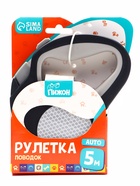 Рулетка «Пижон» светоотражающая, 5 м, до 30 кг, лента, прорезиненная ручка, серая - Фото 9