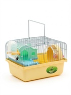 Клетка для грызунов «Пижон», 23×17×15 см, с наполнением, жёлтая - фото 809618173