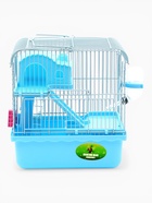 Клетка для грызунов «Пижон», 23×17×27 см, с наполнение, синяя - Фото 2