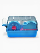 Клетка для грызунов «Пижон», 27×21×15 см, с наполнением, синяя - Фото 4