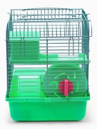 Клетка для грызунов «Пижон», 27×21×27 см, с наполнением, зелёная - Фото 5