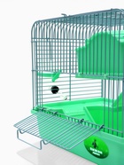 Клетка для грызунов «Пижон», 27×21×27 см, с наполнением, зелёная - Фото 7