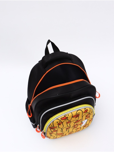 Рюкзак школьный, с эргономичной спинкой, 3 отделения, средний «Гуси»