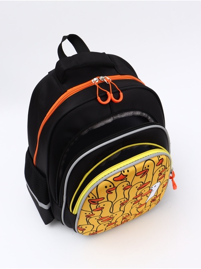 Рюкзак школьный, с эргономичной спинкой, 3 отделения, средний «Гуси»