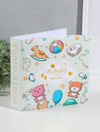 Фотоальбом на 200 фото 10х15 см "Малышковый" зелёный, бумажные листы 4,5х22х22,5 см  (артикул 10962743)  большой выбор товаров оптом и в розницу по низким ценам с доставкой