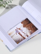 Фотоальбом на 200 фото 10х15 см "Бело-серый мрамор" бумажные листы 5х22х22 см  (артикул 10962745)  большой выбор товаров оптом и в розницу по низким ценам с доставкой