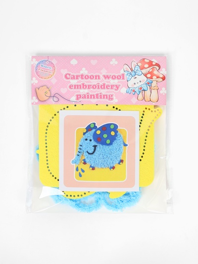 Вышивка по фетру «Слоник»