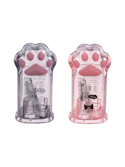 Точилки с контейнером «Лапка», набор 2 штуки, МИКС