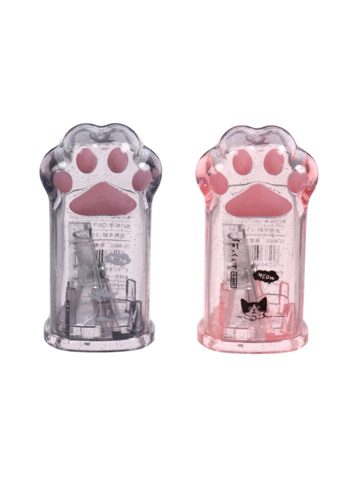 Точилки с контейнером «Лапка», набор 2 штуки, МИКС