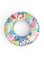 Круг для плавания «Тропики», надувной, d=95 см, от 3 лет, с ручками, разноцветный - фото 123132189