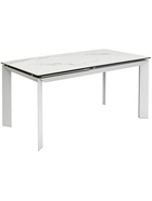 Керамический стол Cremona 140 matte statuario белый мрамор матовый / белый  (артикул 10997851)  большой выбор товаров оптом и в розницу по низким ценам с доставкой