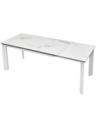 Керамический стол Cremona 140 matte statuario белый мрамор матовый / белый  (артикул 10997851)  большой выбор товаров оптом и в розницу по низким ценам с доставкой