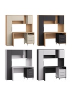 Стол компьютерный Комфорт 12.95 N дуб сонома /  темно-серый - фото 122966990