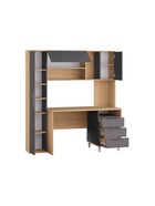 Стол компьютерный Комфорт 12.95 N дуб сонома /  темно-серый - фото 122966984