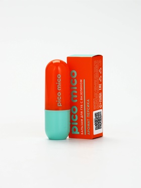 Бальзам для губ с вазелином, аромат: персик, 3.8 г, PICO MICO  (артикул 10929091)  большой выбор товаров оптом и в розницу по низким ценам с доставкой