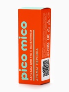 Бальзам для губ с вазелином, аромат: персик, 3.8 г, PICO MICO - Фото 13