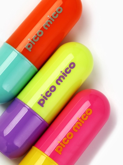 Подарочный набор бальзамов для губ, 3×3.8 г, PICO MICO