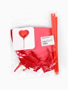 Воздушный шар фольгированный сердце с палочкой 10" "Красное" набор 5 штук  (артикул 10959842)  большой выбор товаров оптом и в розницу по низким ценам с доставкой