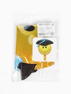 Воздушный шар фольгированный 16" "Смайлик на выпускной" набор 5 штук - фото 122966992