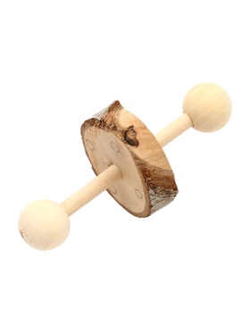 Игрушка для грызунов, погрызушка «Моноколесо», 8×4.5 см, дерево