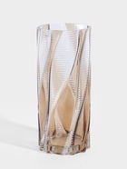 Ваза стекло настольная "Херби" 30х12,5 см, прозрачно-коричневый  (артикул 10970063)  большой выбор товаров оптом и в розницу по низким ценам с доставкой