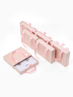 Набор коробочек подарочных 6 шт. под набор «Премиум», 16×12 см, (полезная часть 14.9×11.2 см), розовый