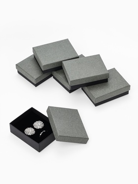 Набор коробочек подарочных 6 шт. под набор «Лофт»,7×9 см, (полезная часть 8.3×6.4 см), серый