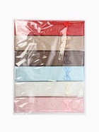 Набор подарочных коробочек 6 шт. под браслет, цепочку «Бантик», 21×4 см, цвет МИКС  (артикул 10977199)  большой выбор товаров оптом и в розницу по низким ценам с доставкой